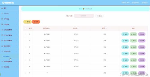 基于Springboot Vue的论坛管理系统设计与实现 以中能魔力经纪管理系统为例